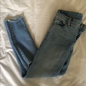 Free people light wash jeans